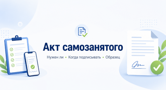 Акт самозанятого