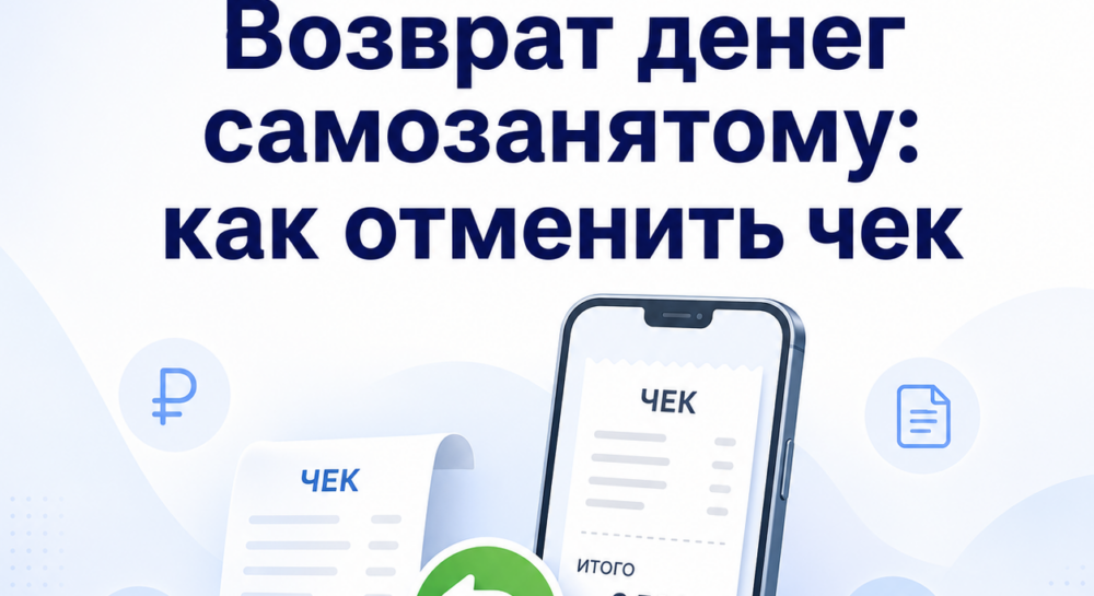 Возврат денег самозанятому