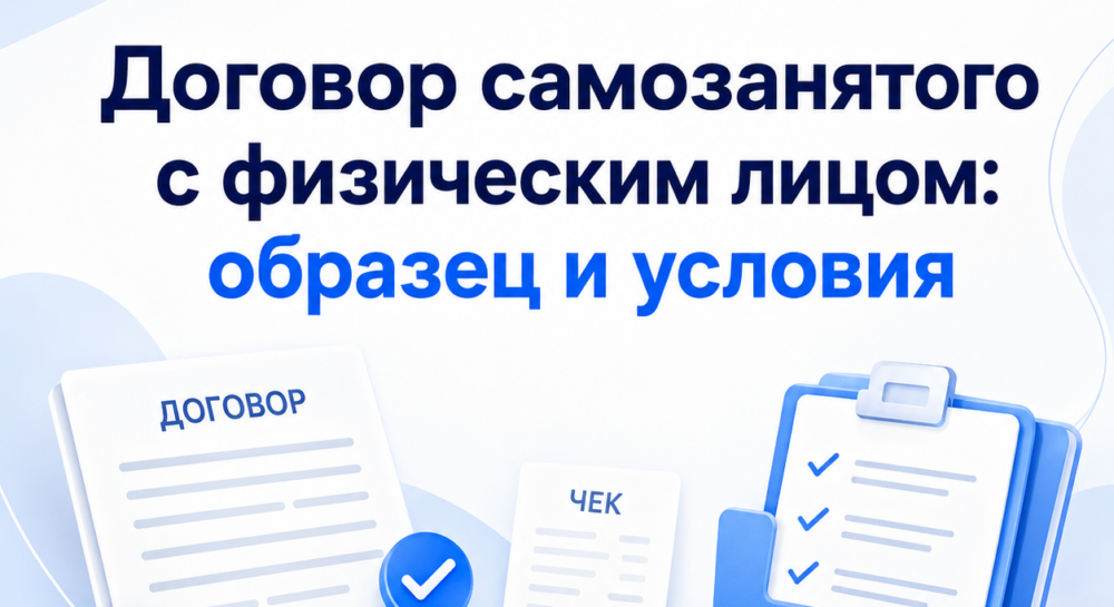 Договор самозанятого с физическим лицом