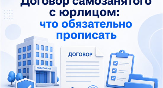 Договор самозанятого с юрлицом