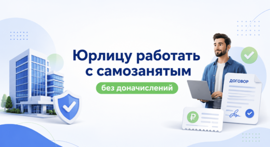 Как юрлицу работать с самозанятым