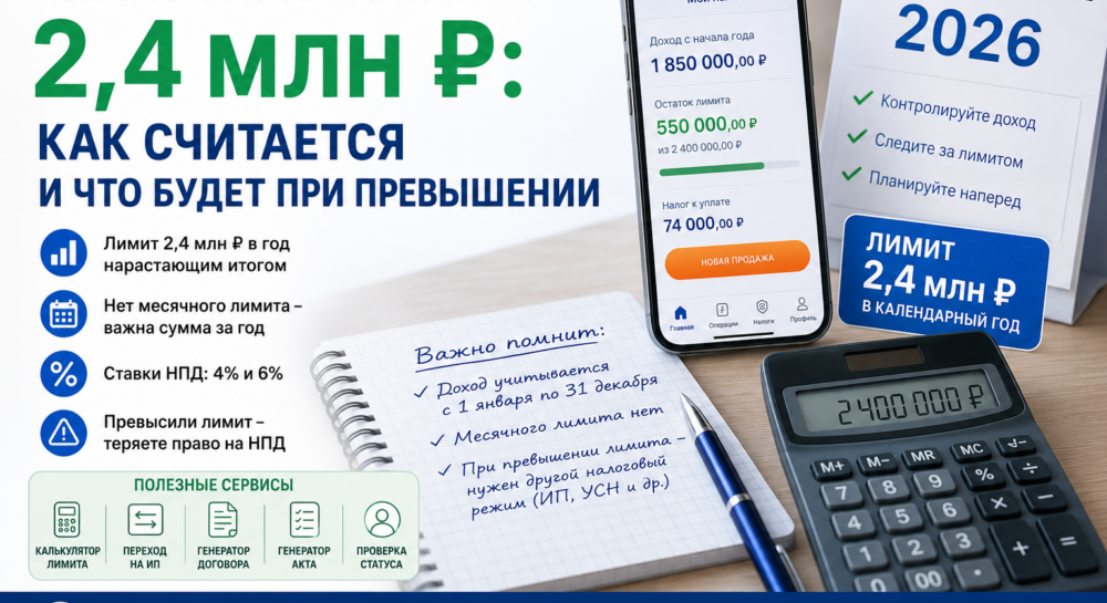 Лимит самозанятого