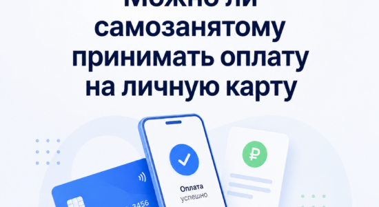 Можно ли самозанятому принимать оплату на личную карту