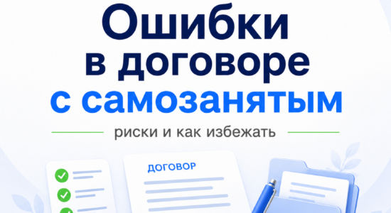 Ошибки в договоре с самозанятым