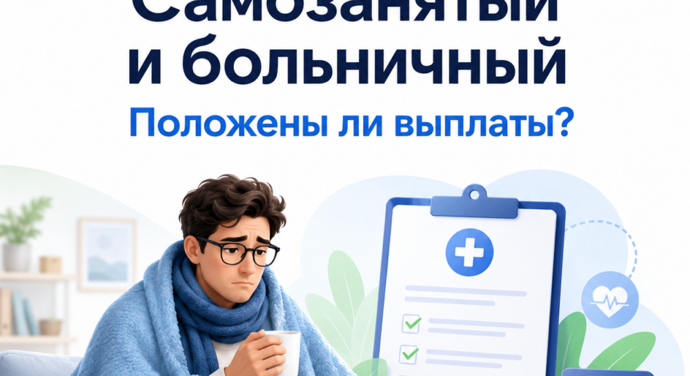 Самозанятый и больничный