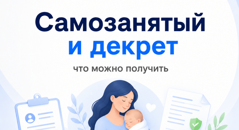 Самозанятый и декрет
