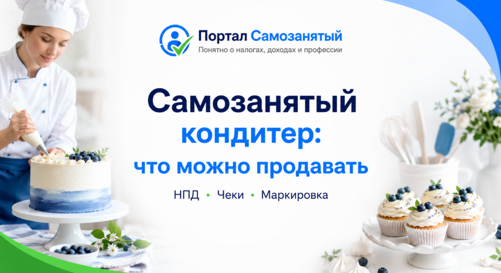 Самозанятый кондитер: что можно продавать