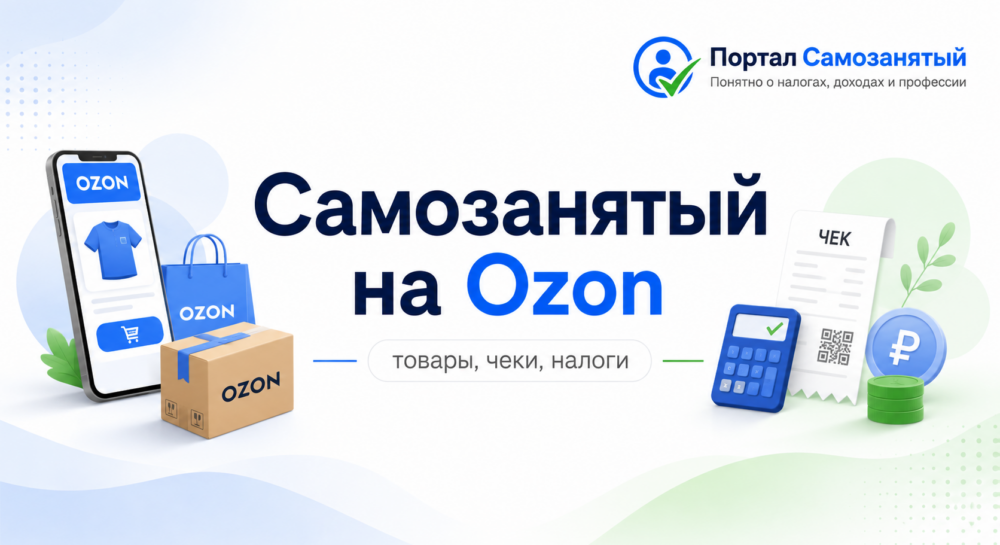 Самозанятый на Ozon