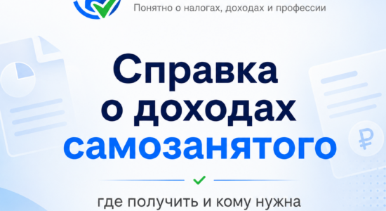 Справка о доходах самозанятого