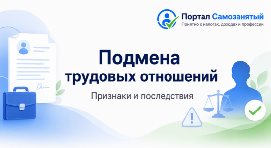 Подмена трудовых отношений с самозанятым