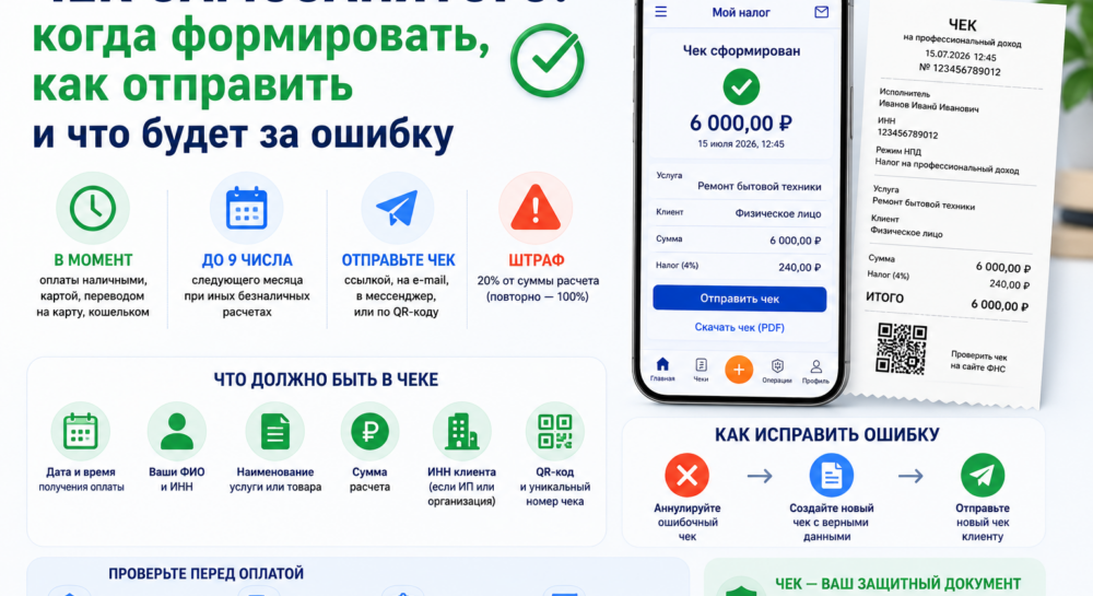 Чек самозанятого