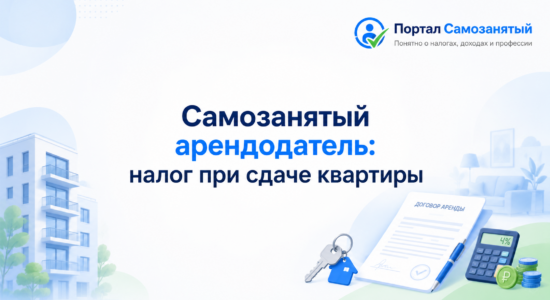 Самозанятый арендодатель: налог при сдаче квартиры