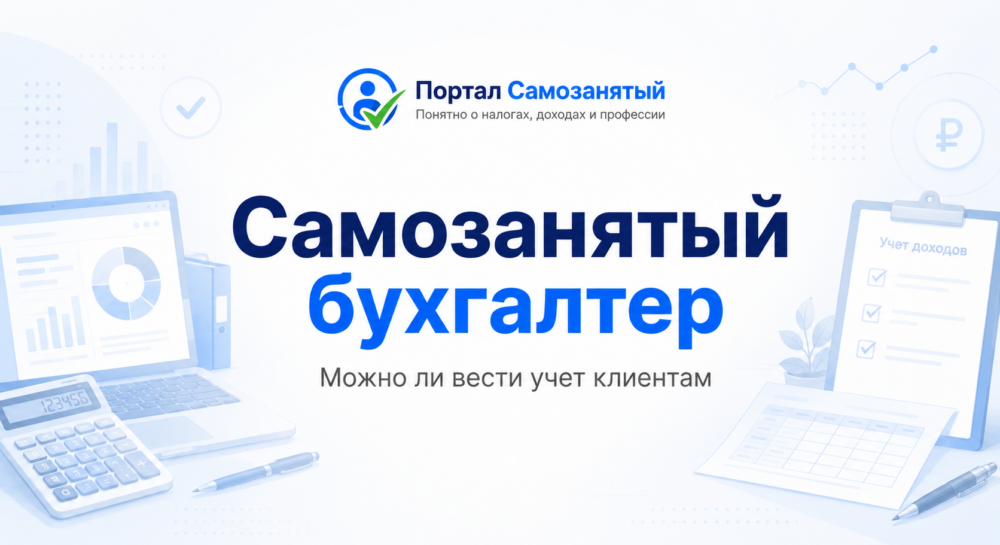 Самозанятый бухгалтер: можно ли вести учет клиентам