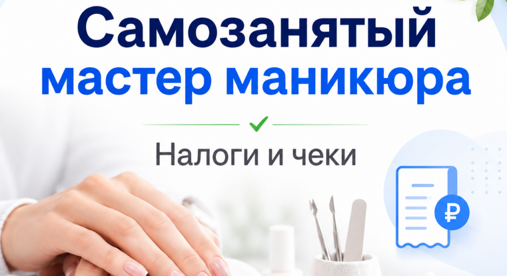 Самозанятый мастер маникюра: налоги и чеки